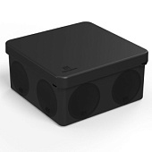 Коробка распределительная 60-0300-9005 для прямого монтажа двухкомпонентная безгалогенная (HF) черна