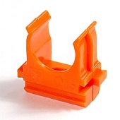 Крепёж-клипса для труб АБС-пластик оранжевая д50 (10шт/200шт уп/кор) Промрукав