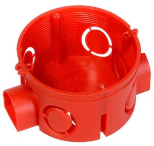Коробка установочная 80-0500 безгалогенная (HF) 68х42 (224шт/кор) Промрукав