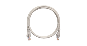 Коммутационный шнур NETLAN U/UTP 4 пары,Кат.5е(Класс D),PVC нг(B),белый,0,5м