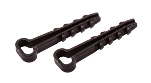 Дюбель-хомут 5-10 черный, прямоугольный (100 шт.)  PROCONNECT