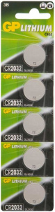 CR2032 Батарейка GP Lithium 10 шт.