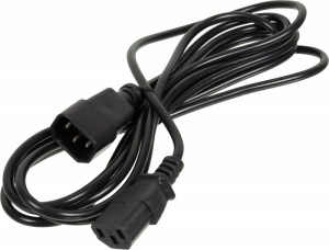 Кабель-удлинитель питания NINGBO AN23-1008, IEC C13 - IEC C14, 1.8м, черный