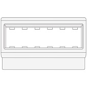 Рамка устан 100 PDA3-DN 6 мод VIVA IN-Liner