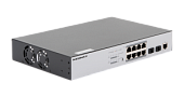 Управляемый L2 PoE Коммутатор  8 Base-T 10/100/1000Mb/s портов, 2 Base-X SFP 1000Mb/s. 1U 19'', 220V