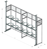 Экран декоративный ЭДС-2-80