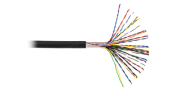 NETLAN U/UTP 25 пар,Кат.5 (Класс D),Гц,одножильный,внешний,PE до -40C,черный,