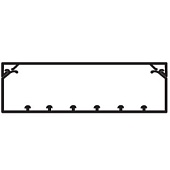 TA-GN 200x60 Короб с крышкой с направляющими для установки разделителей