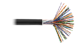 NETLAN U/UTP 50 пар,Кат.5 (Класс D),Гц,одножильный,внешний,PE до -40C,черный,