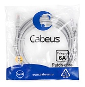 Cabeus PC-UTP-RJ45-Cat.6a-5m-LSZH Патч-корд U/UTP, категория 6а (10G), 2xRJ45/8p8c, неэкранированный