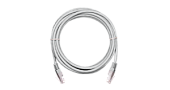 Коммутационный шнур NETLAN U/UTP 4 пары,Кат.5е (Класс D),Гц,2хRJ45/8P8C,T568B,заливной,многожильный,