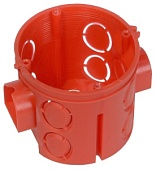 Коробка установочная углубленная 80-0510-1 безгалогенная (HF) 64х60 (160шт/кор) Промрукав