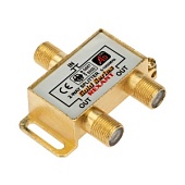 ДЕЛИТЕЛЬ ТВ "краб" x 2 + 3шт. F  "BOX" 5-1000 МГц "GOLD"  REXANT