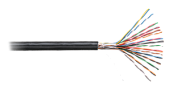 NETLAN U/UTP 16 пар,Кат.5 (Класс D),Гц,одножильный,внешний,PE до -40C,черный,