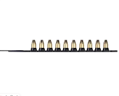 Монтажный патрон в кассете M10-5 для DX76, DX750 (кал. 6,8/18 M10, черный, 100 шт/уп) FEDAST