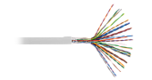 NETLAN U/UTP 25 пар,Кат.5 (Класс D),Гц,одножильный,внутренний,PVC нг(B),серый,