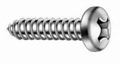 Шуруп с полукруглой головкой 5,5x38 оцинкованный DIN 7981