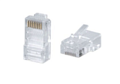 Разъем RJ-45(8P8C) под витую пару, категория 5e (50 µ"/ 50 микродюймов), универсальный